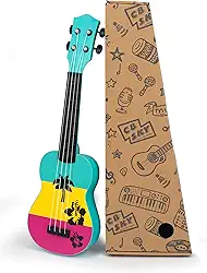 Ukulele Soprano 21'/53 cm para iniciantes, estudantes crianças guitarra havaiana (palmeira)