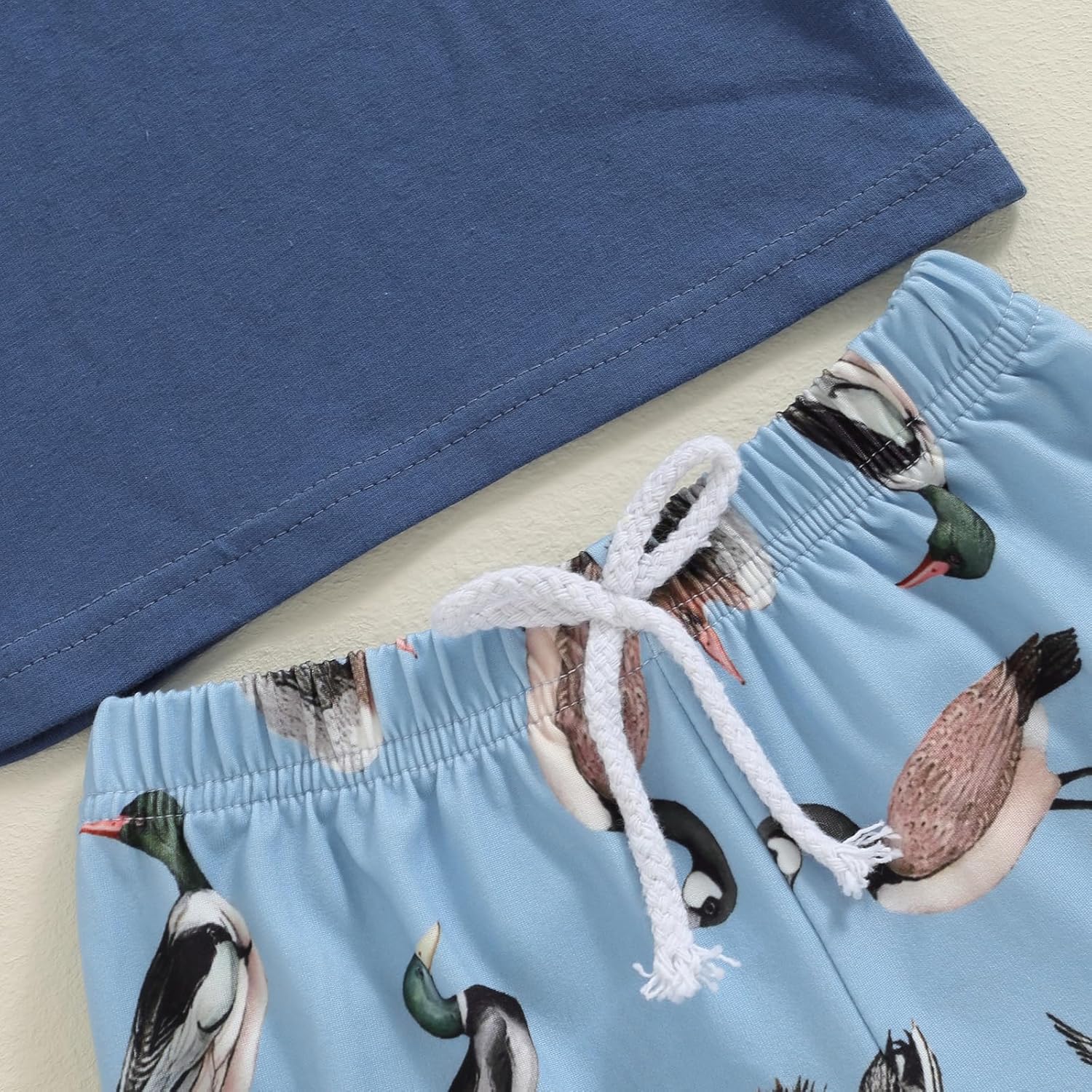 Kids Baby Boys Duck Hunter Clothes Mallard Duck Short Sleeve T-shirt Casual Shorts 2Pcs Toddler Hunting Baby Outfit - Image 5