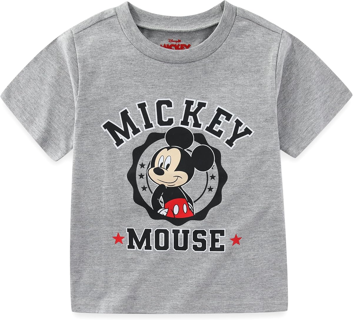 Disney Mickey Mouse Boys Short Sleeve T-Shirt for Toddler and Big Kids