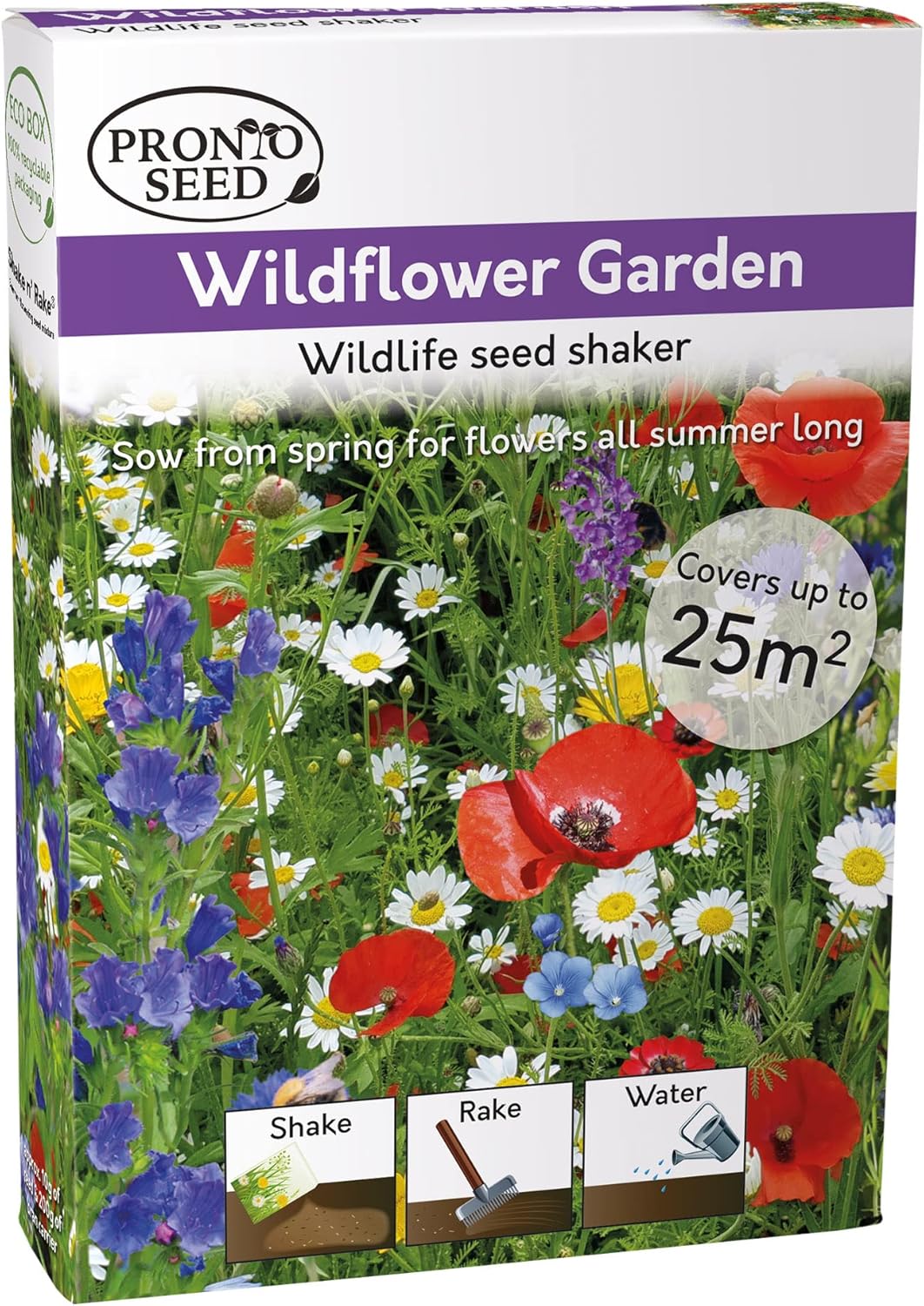 Pronto Seed Wild Flower Garden Seeds Grow Your Own Wildflowers to