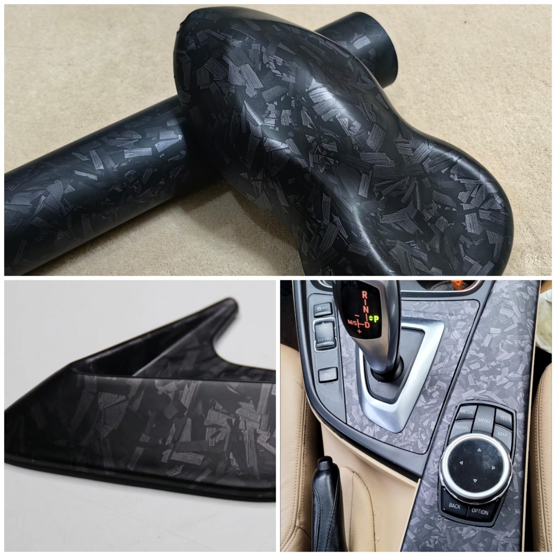 Matowa czarna kuta folia winylowa z włókna węglowego do motocykli, rowerów, naklejek, akcesoriów samochodowych, folia do pakowania samochodu (50X152 CM)