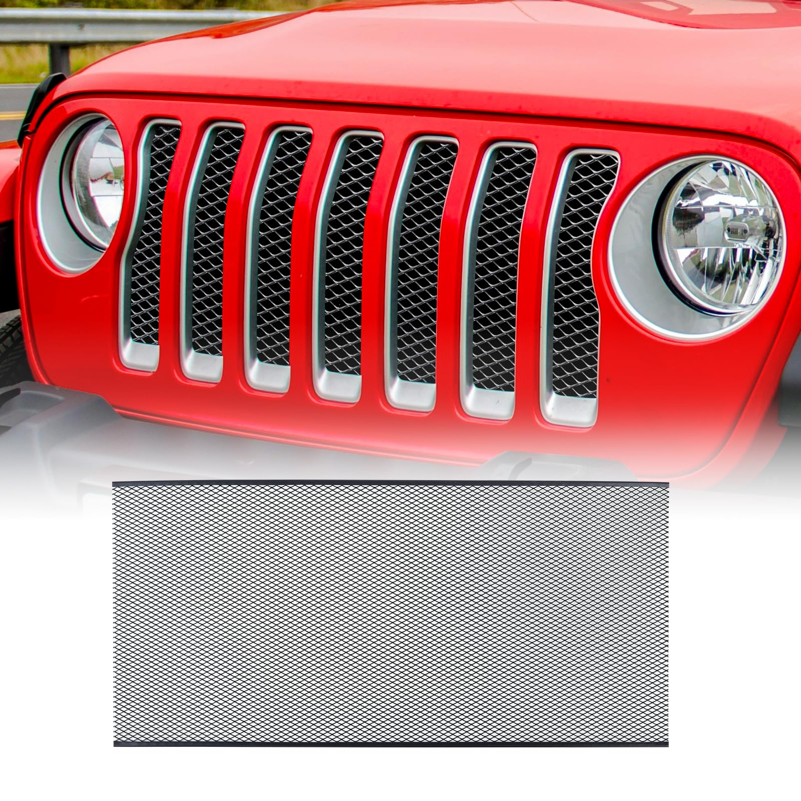 AggAuto Grill Mesh Insert Compatible With Jeep Nigeria | Ubuy - View #3