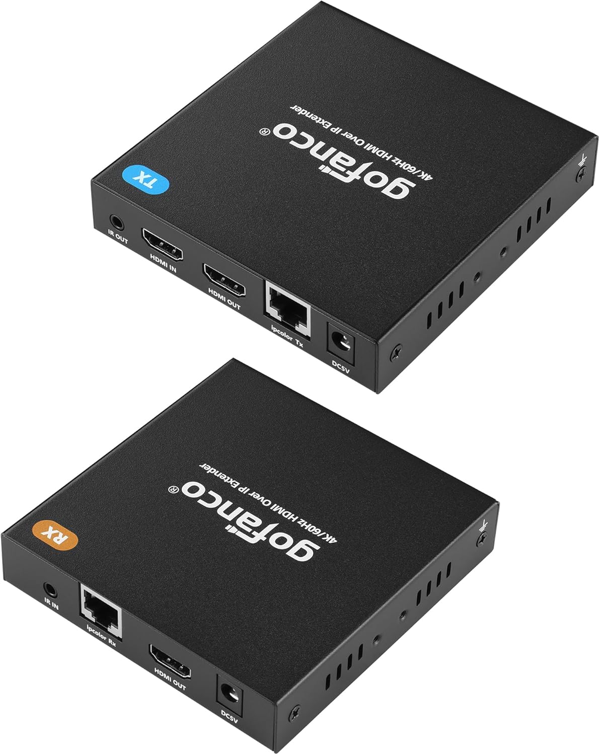 gofanco 4K HDMI Extender Over IP Kit 4K 60Hz 444, 2K