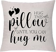 غورهب غطاء وسادة للأزواج الزوج والزوجة غطاء وسادة لطيف غطاء وسادة المنزل المسافات وداع غطاء وسادة عناق هذه الوسادة حتى تتمكن من عناق لي