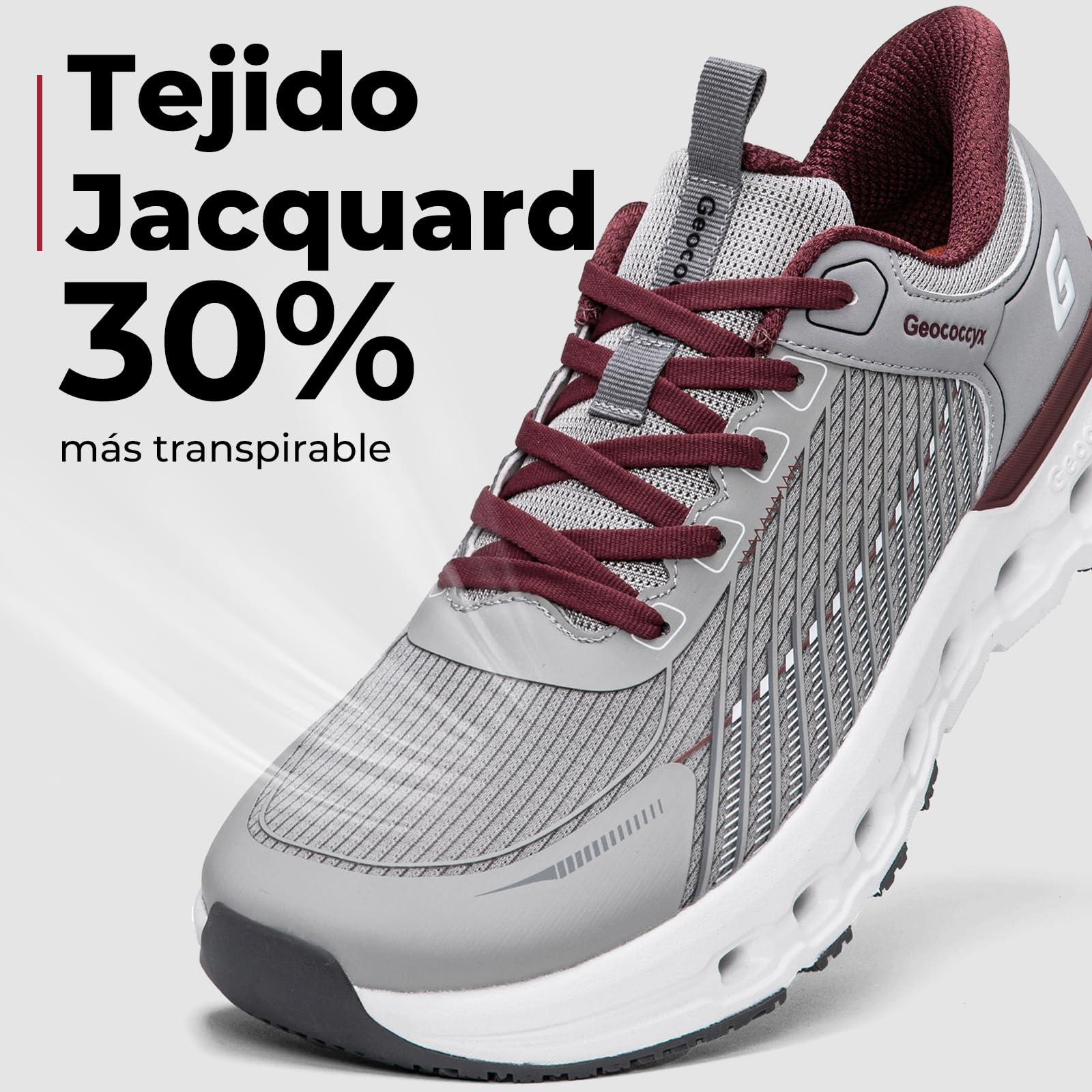 Zapatillas Anchas Hombre Zapatos Deportivos | Casual Zapatillas, Caminar Sneakers, Transpirables, Antideslizante, Amortiguación, Ligeras cómodas, para Correr, Uso Diario