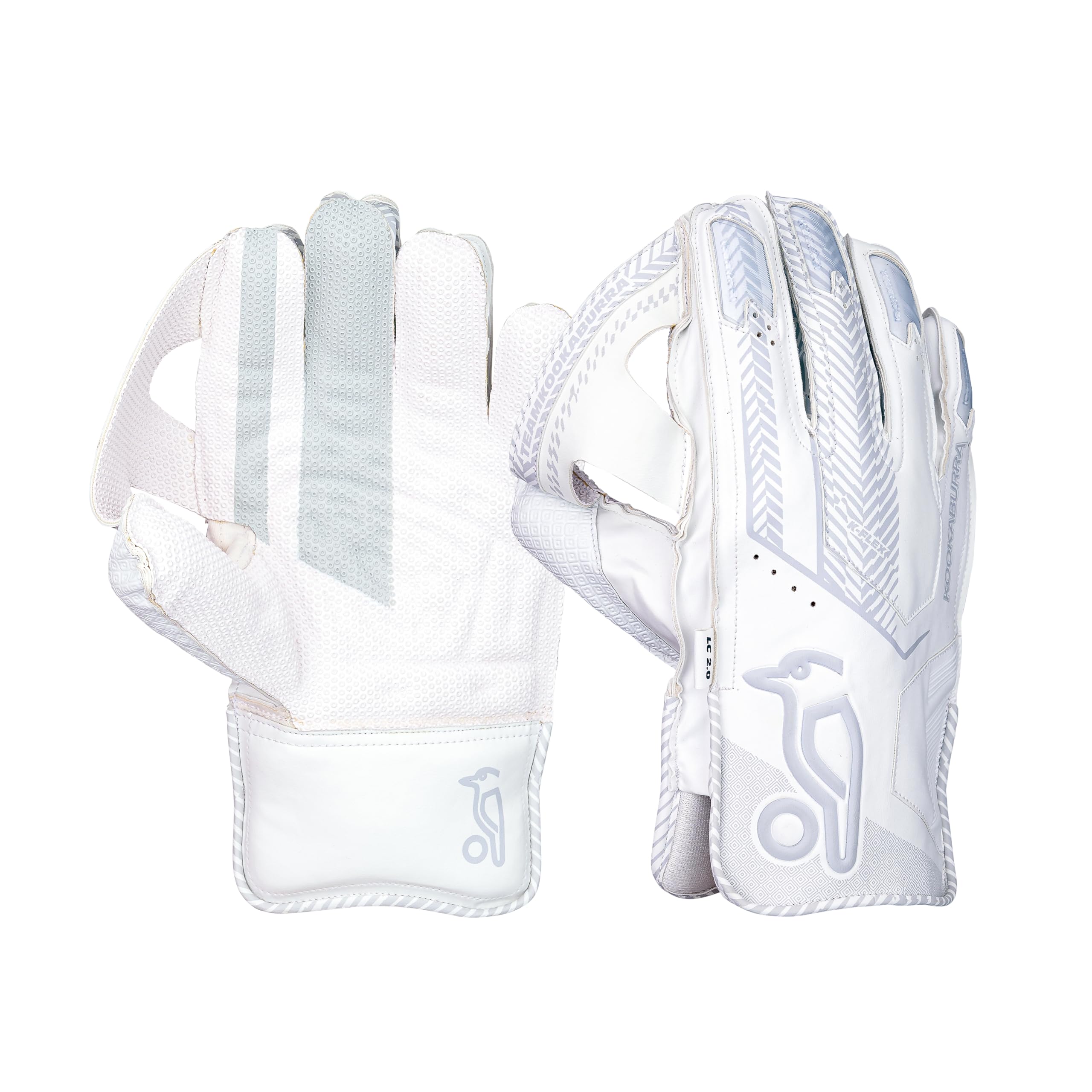 Kookaburra LC 2.0 Wicket Keeping Glove - Over Sized Adult, White