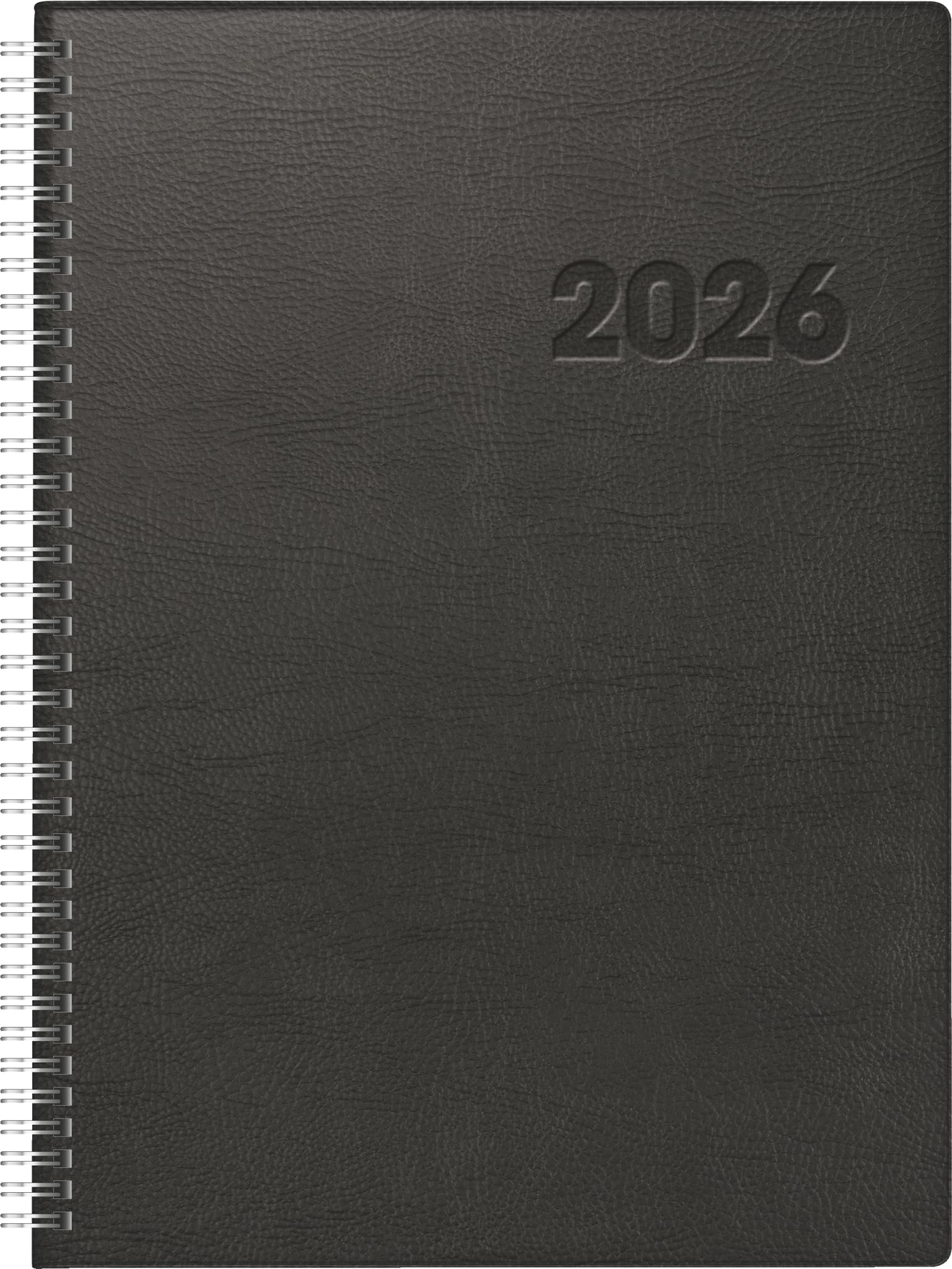 rido/idé Conform '26 Book Calendar A4 Plastic Black