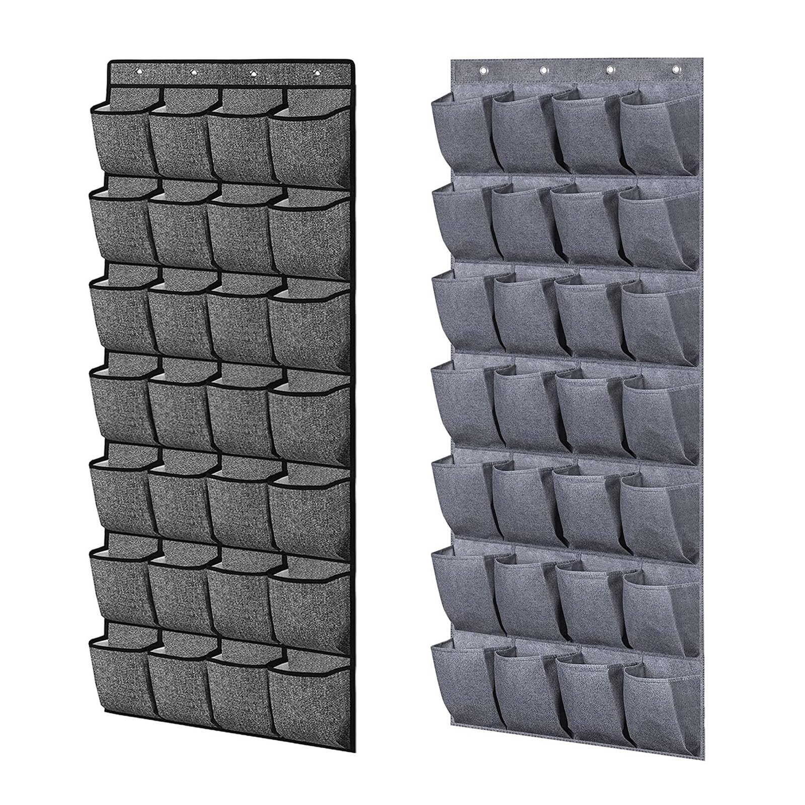 Non-Woven Door Hanging Bag 28-Pocket Wardrobe Organization Storage Case Large Capacity Socks Bra Organisers Holder 28 Pocket Hanging Purse Organizers Shoe Bag For Closet Shoes Rack For Door Hats