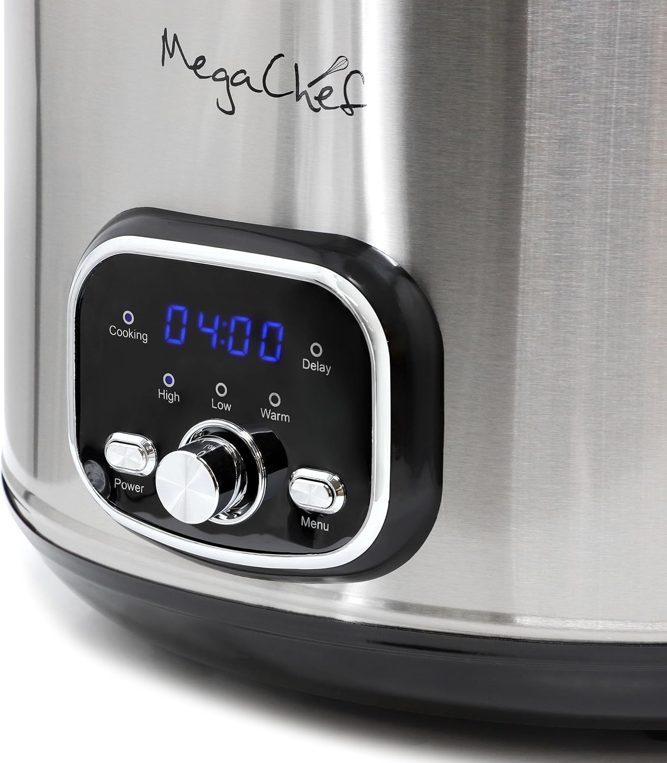 Digital control panel with blue light