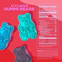 Vista 2 de Albanese World's Best 12 osos Gummi de sabor, bolsa de 5 libras