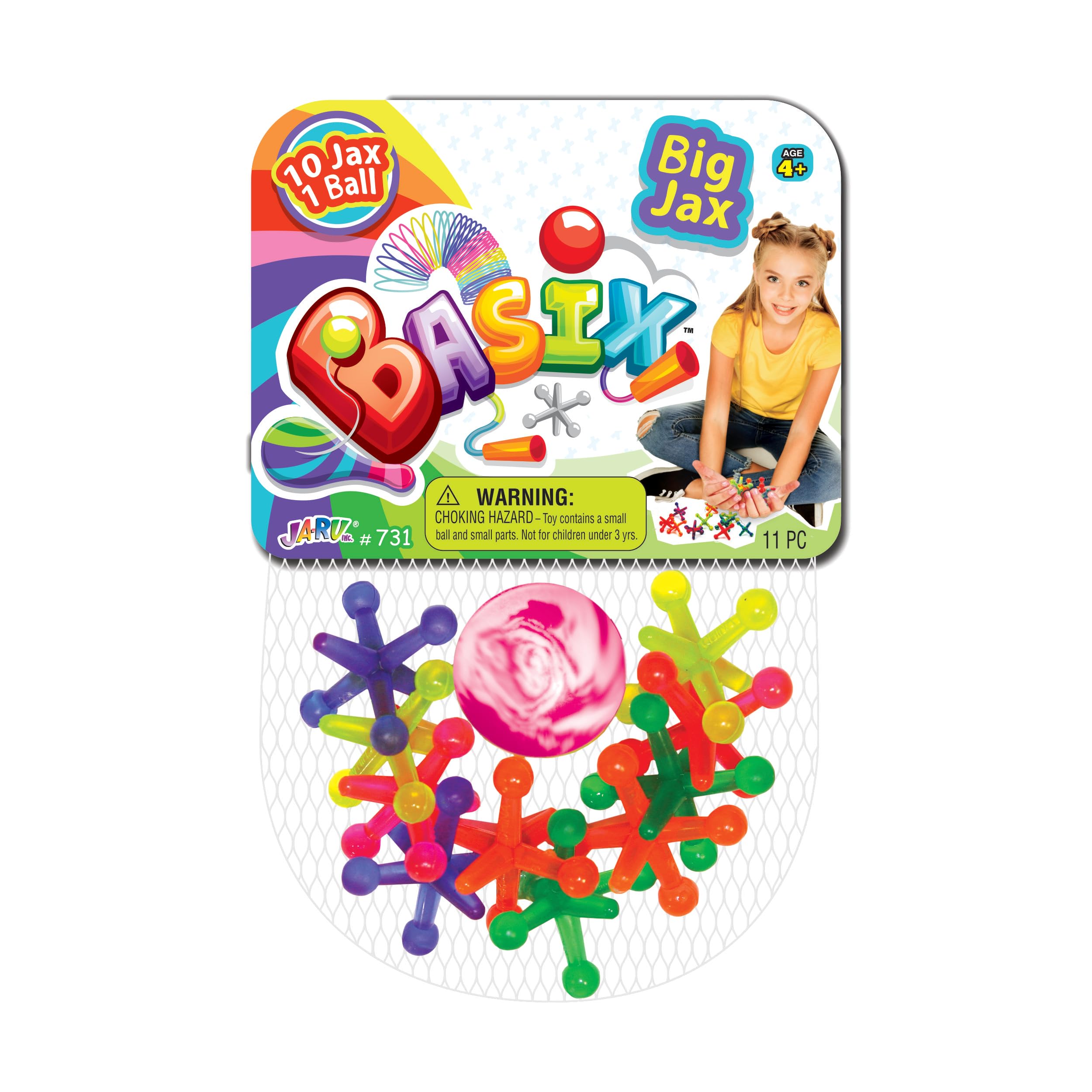 JA-RU Big Jacks Toy Set (Pack of 1 Units) Kids Jax Classic Games