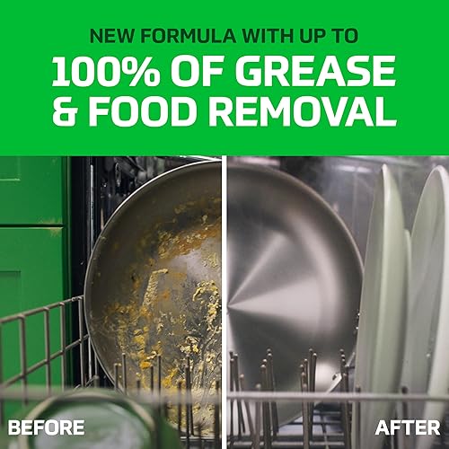 Miniatura 2 de Cascade Platinum Plus cápsulas para lavavajillas, detergente para platos, aroma limpio a limón, 62 unidades