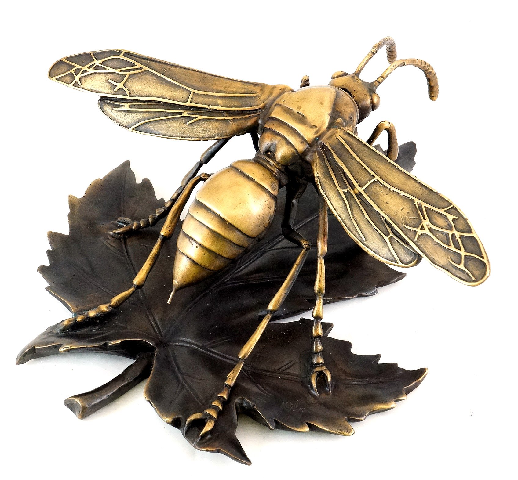 Kunst & Ambiente - Moderne Tierbronze Statue - Wespe/Biene/Hornisse - Modern Art Figur - signiert Milo - Skulpturen online kaufen - Plastik - Wohndeko
