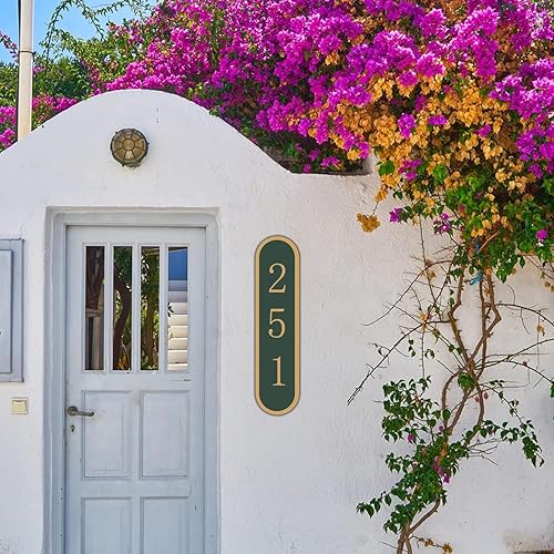 Miniatura 156 de Placa de dirección acrílica personalizada, letrero de dirección horizontal, utilizado para casa, puerta, calle o buzón Hengkuan-2