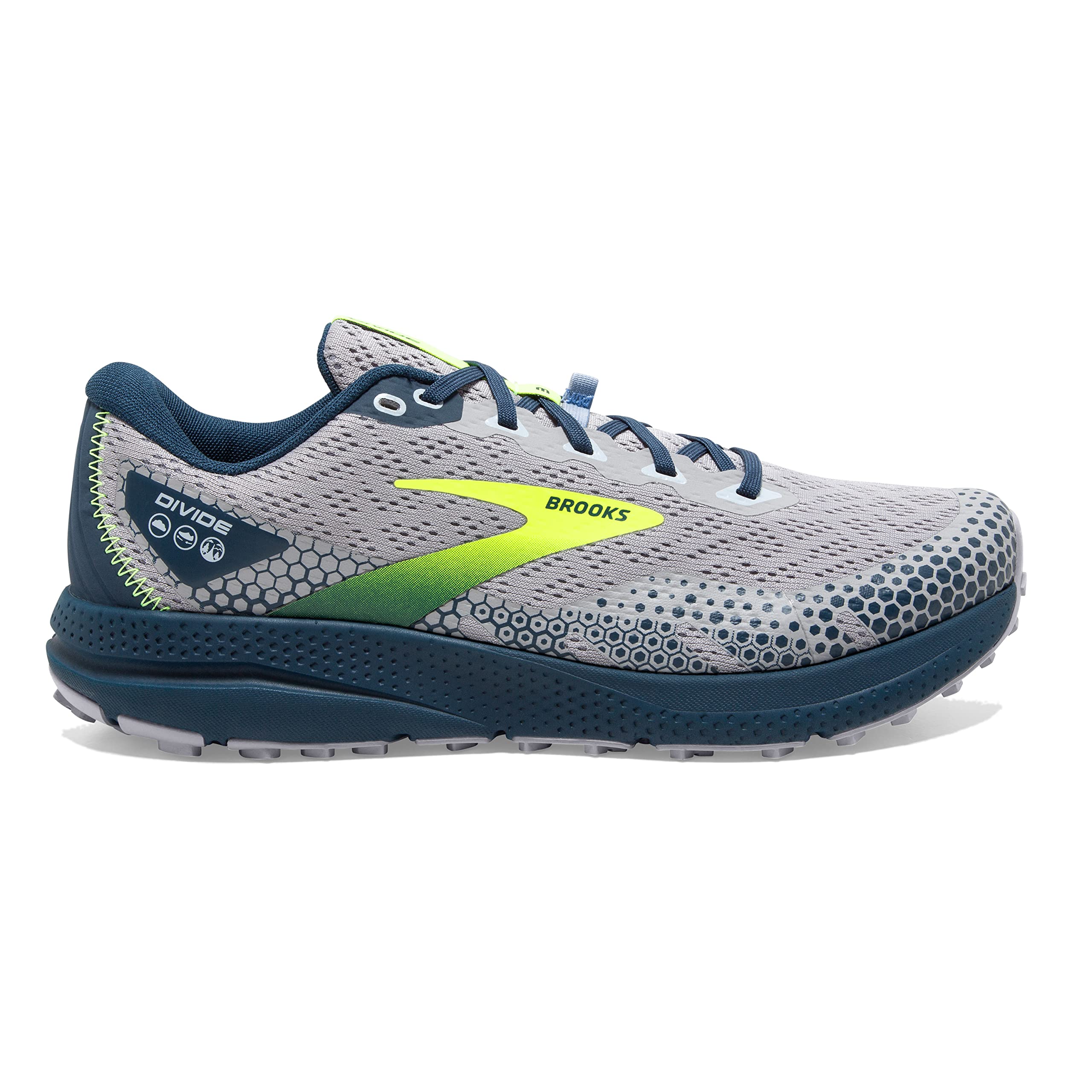 Brooks Podział męski 3 buty do biegania, Alloy Titan Nightlife, 40.5 EU