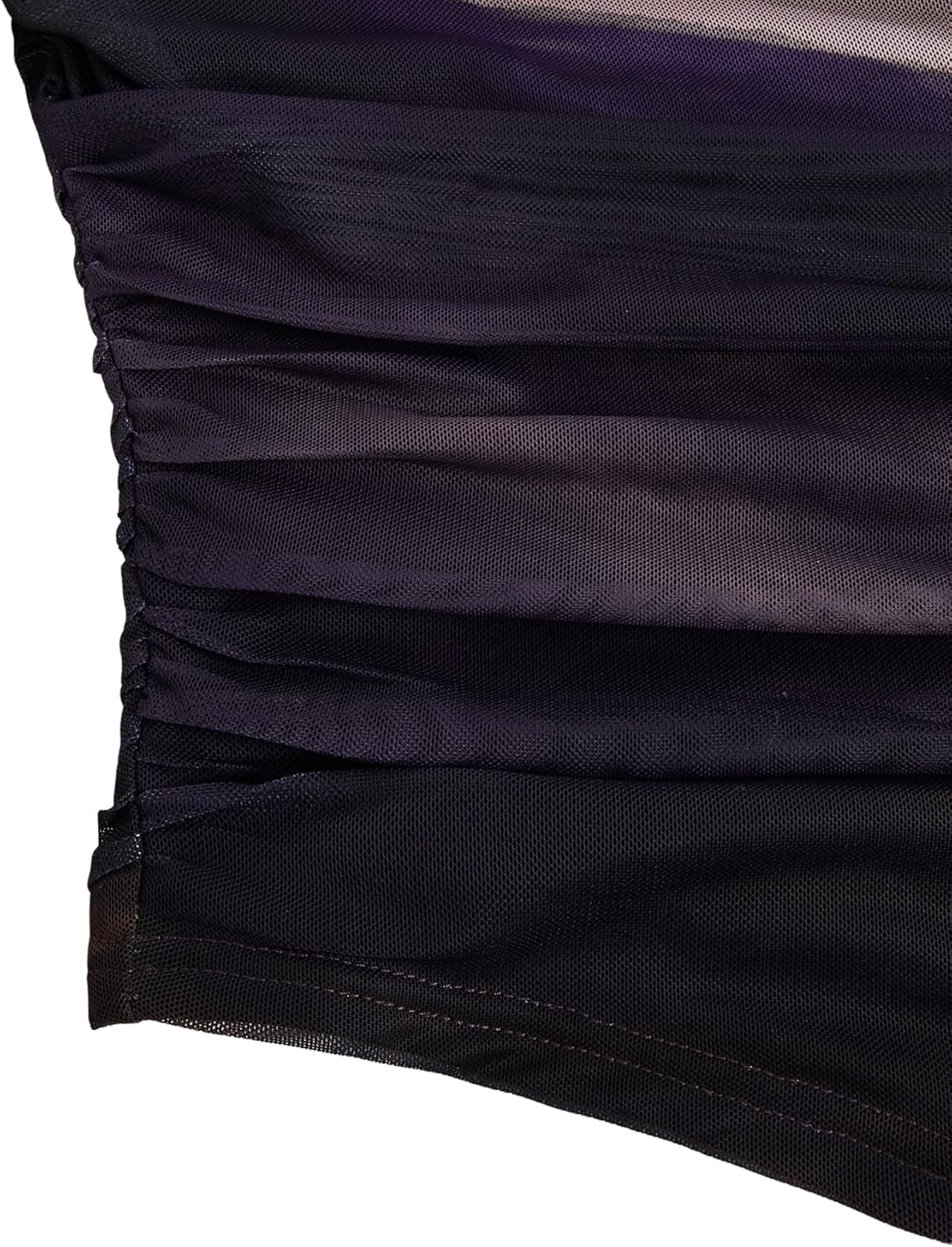 Verdusa Women's Y2k Off The Shoulder Tops Mesh Long Sleeve Crop Tops 2000s Clothing - Image 5