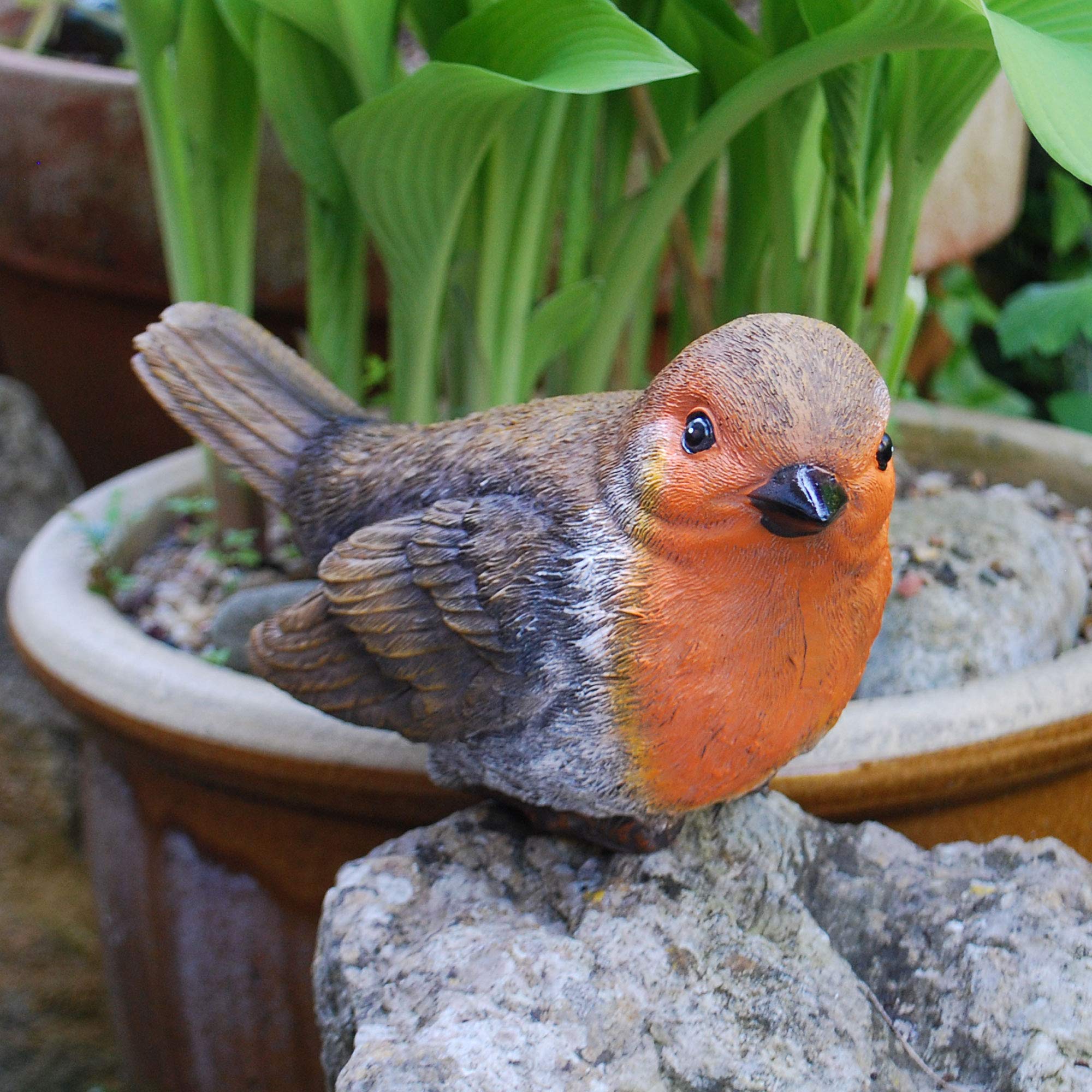 Large Robin Bird Garden Animal Ornament