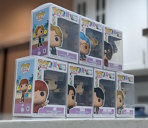 Miniatura 4 de BTS Funko Pop BTS Dynamite Juego de 7 Funko Pop! - RM, J-Hope, Suga, Jimin, Jin, Jung Kook y V 7 Set (incluye funda protectora EcoTek para proteger