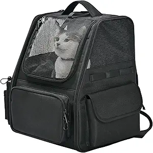 Amazon Basics Pet Backpack for Cats & Small Dogs - product image