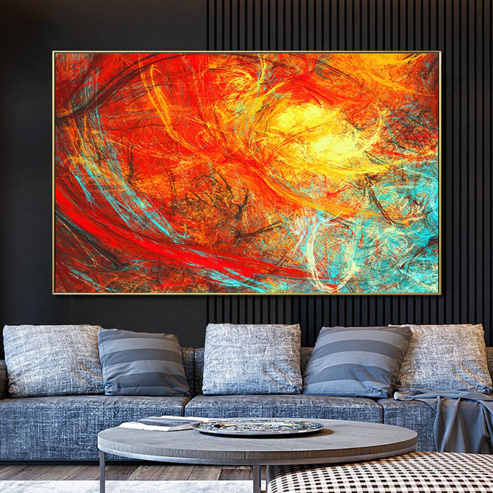Sense&Sensitivity Arts - Arte astratta da parete moderna vintage