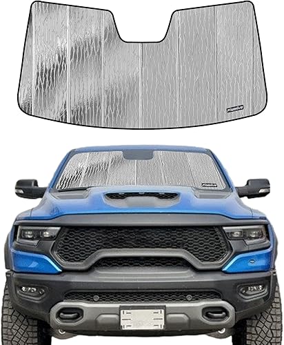 Pigenius Parasol para parabrisas Dodge Ram 1500 2019 2020 2021 2022 - Parasol plegable premium