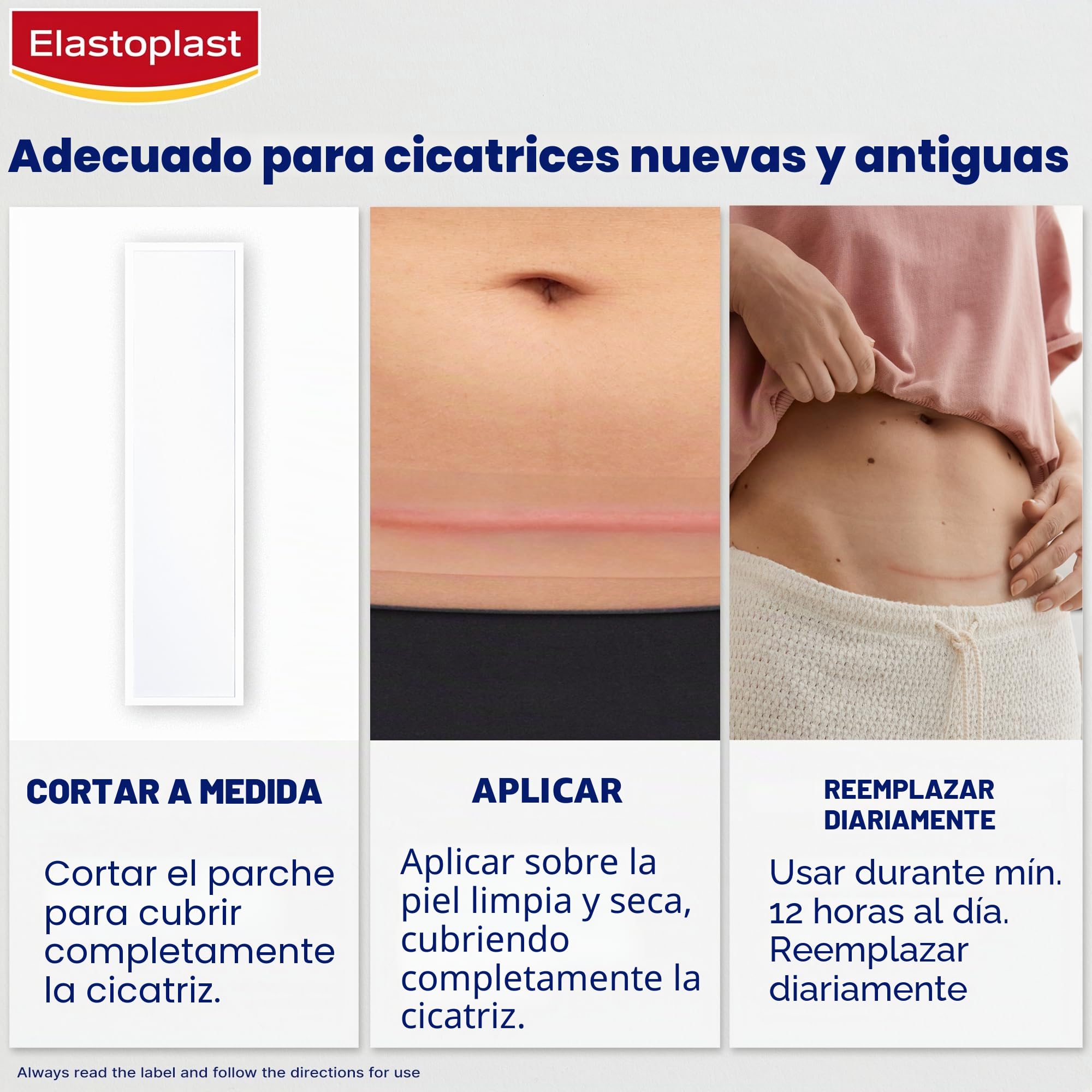 Elastoplast - Reductor de cicatrices XL para reducción de cicatrices, 0,11 kg
