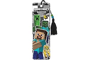 Minecraft Premier Bookmarks: Official Merch for Note-Taking Adventures