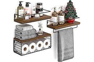 Space-Saving Over the Toilet Bathroom Shelves, Maximize Your Bathroom Storage