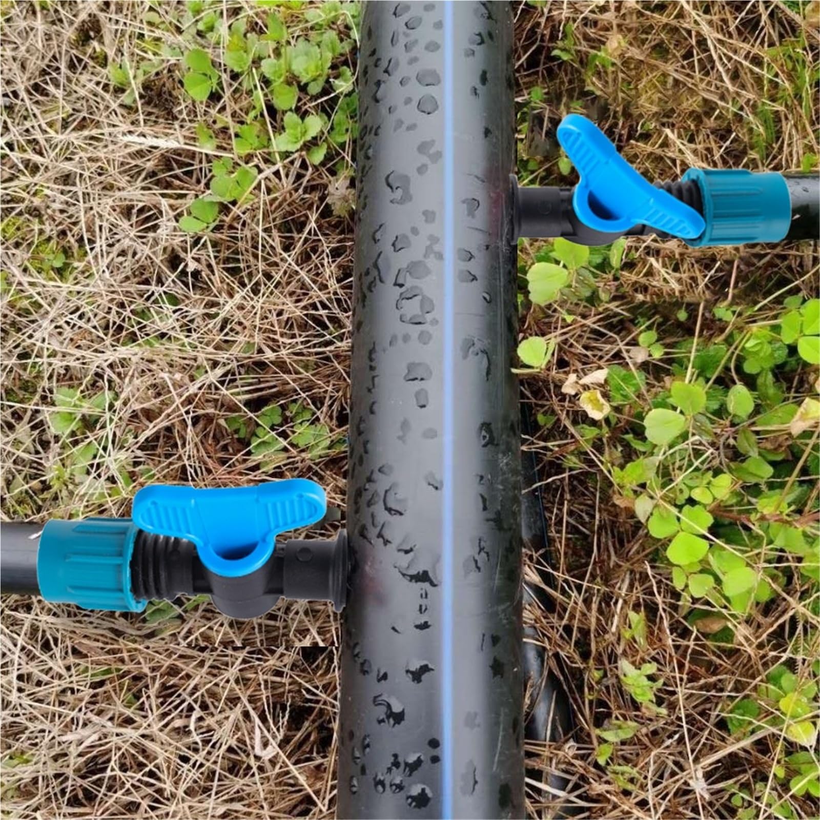 Valvola di arresto dell'acqua con dado di bloccaggio for tubo da 16 mm, nastro antigoccia, valvola di derivazione, valvola di intercettazione for irrigazione agricola, valvola di controllo dell'acqua,