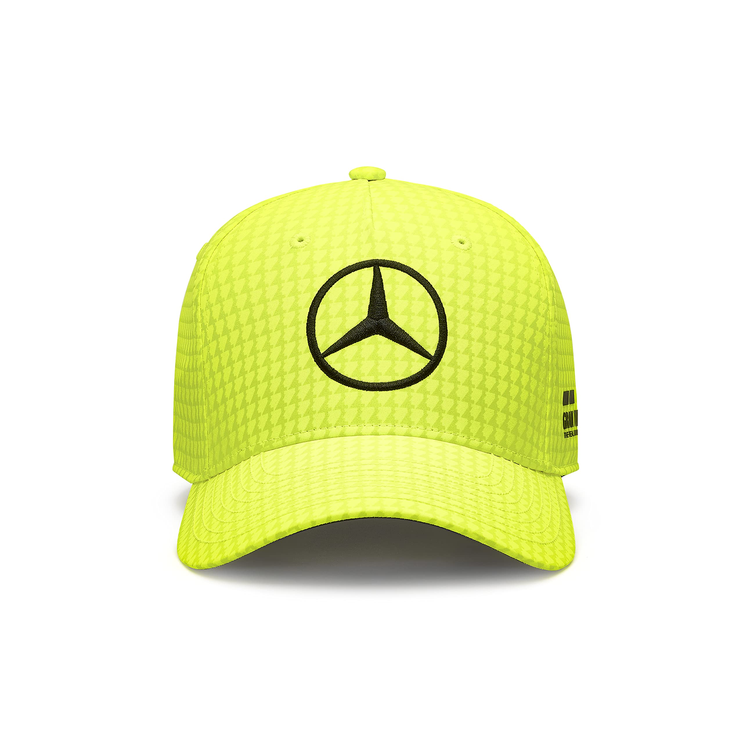 Mercedes AMG Petronas Formula One Team - Kids 2023 Lewis Hamilton Driver Hat - Neon Yellow - Size: One size