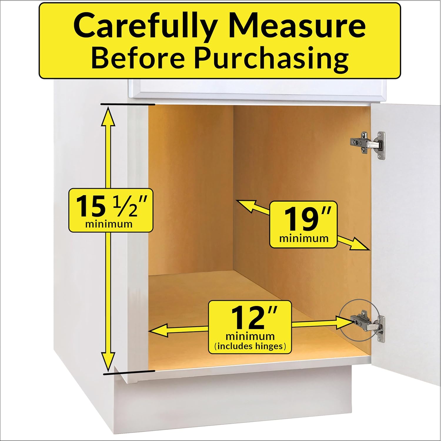 LYNK PROFESSIONAL® SELECT™ Pull Out Under Sink Kitchen Cabinet Organizer - 11.5 in. x 18 inch deep Drawer - Sliding Shelf Organizer and Undersink Storage Shelves - Lifetime Ltd. Warranty – Chrome - Image 4