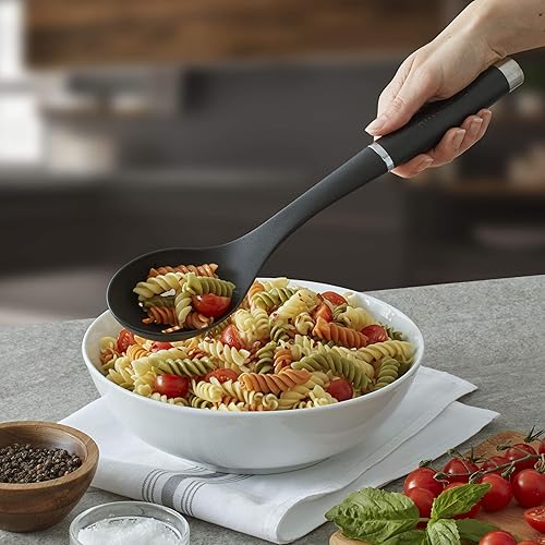 Miniatura 5 de KitchenAid KO004OHOBA Gourmet - Cuchara ranurada de nailon, talla única, color negro
