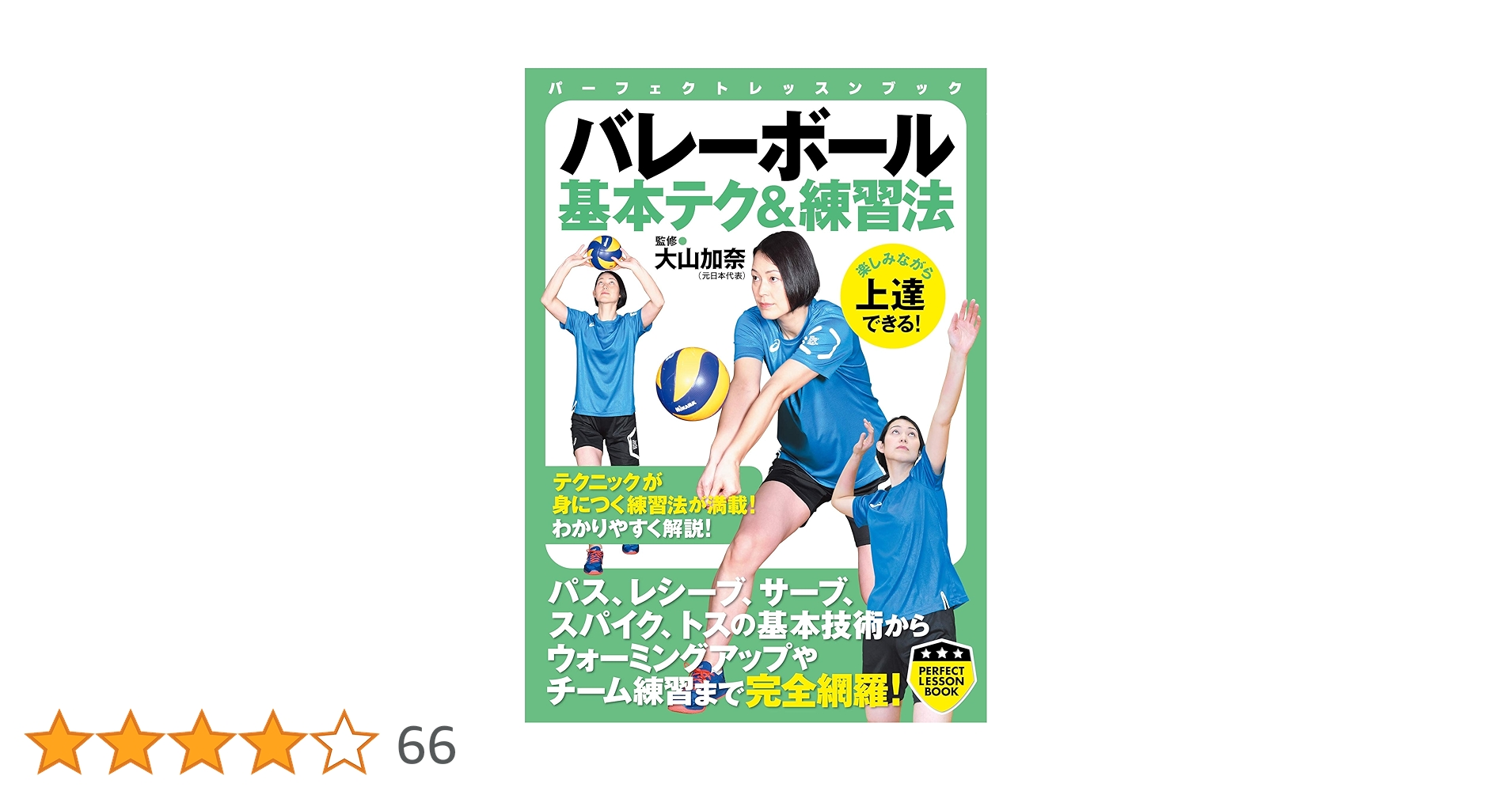 バレーボール 基本テク＆練習法 (パーフェクトレッスンブック) | 大山