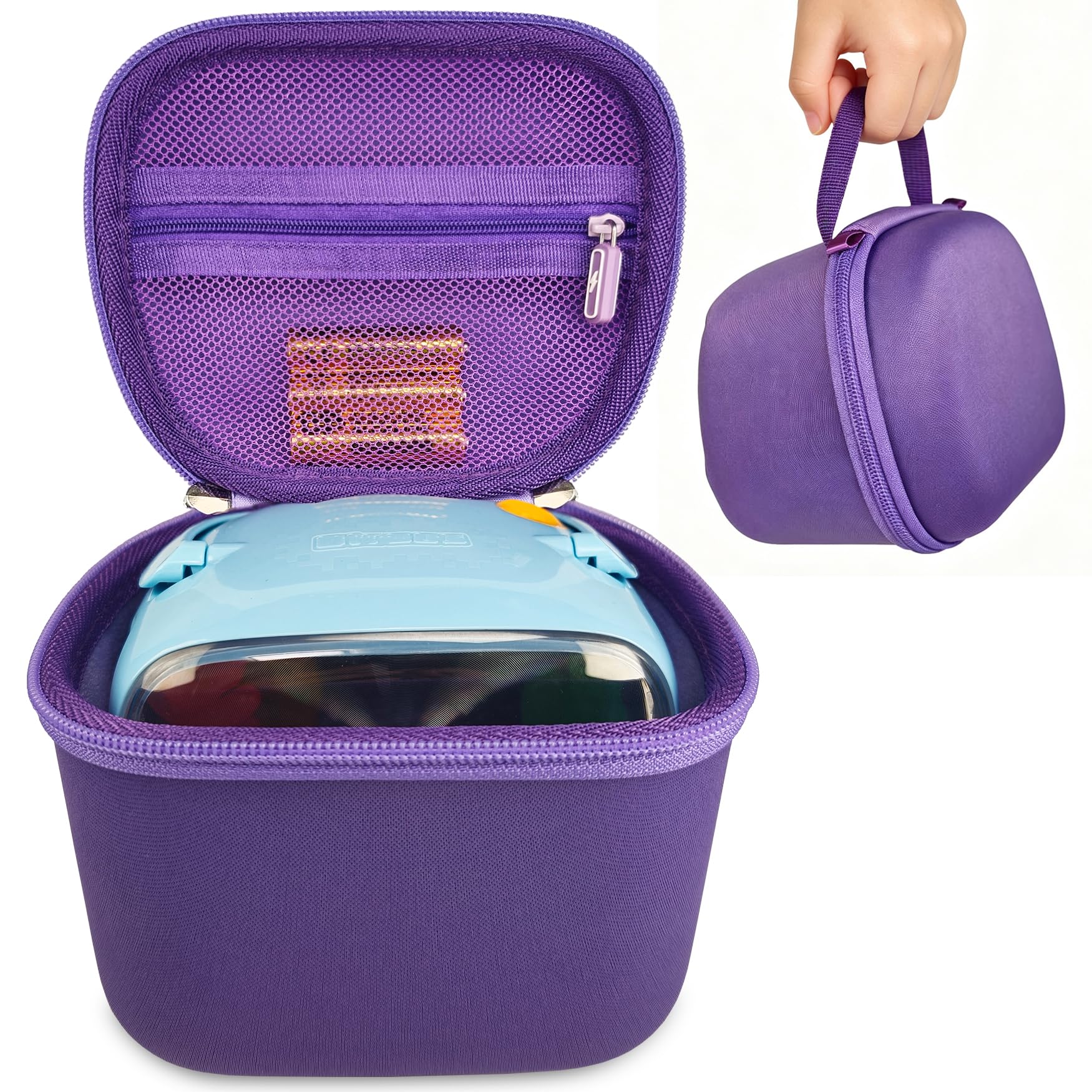 Hard Case for Bitzee Aquarium Interactive Fish Tank Digital Pet, Purple