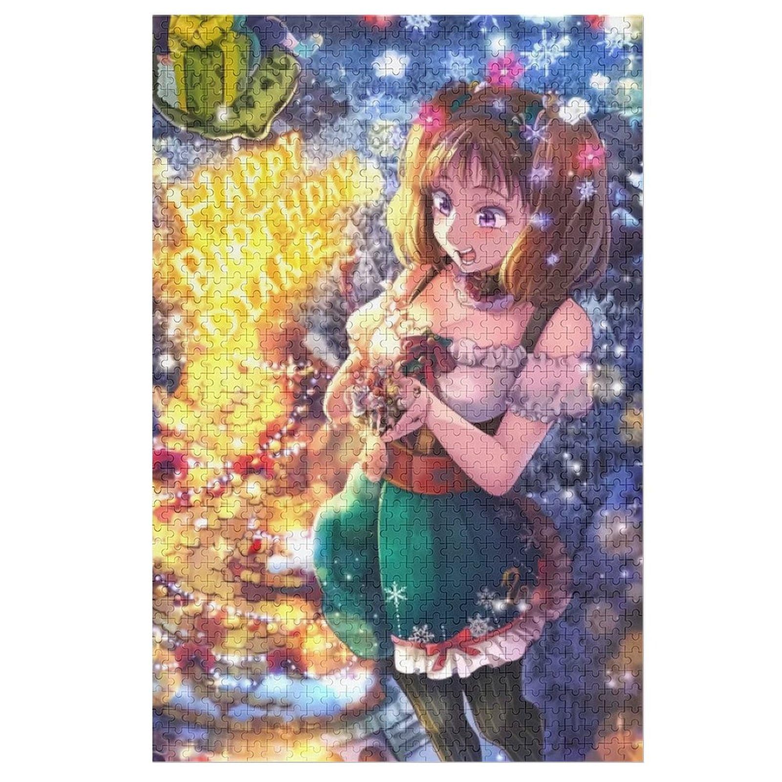 期間限定大幅値下げ！　ソマリと森の神様　キャンバスアート　サイン入り おまけ付き ステンドアート ジグソーパズル ぎゅっと266ピース 「恋する心の