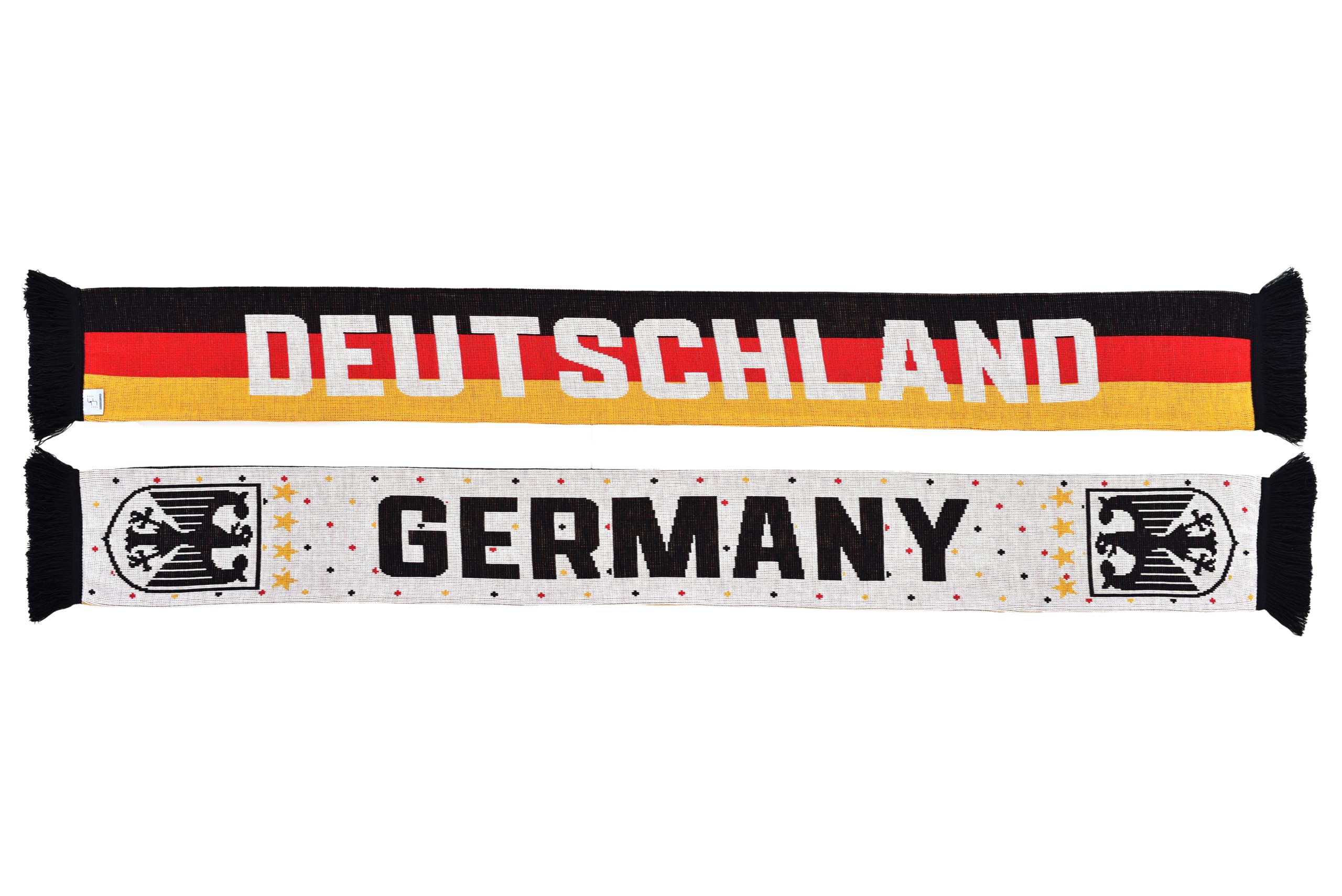 Euroscarves Sciarpa lavorata a maglia a righe Germania Deutschland