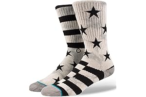 Stance Men's Sidereal: Striking Marine Socks for Unstoppable Strides