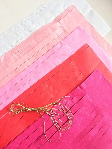 Miniatura 6 de Fonder Mols 25 guirnaldas de papel de seda azul marino y blanco con borlas para baby shower, revelación de género de niños, primera náutica, fiesta