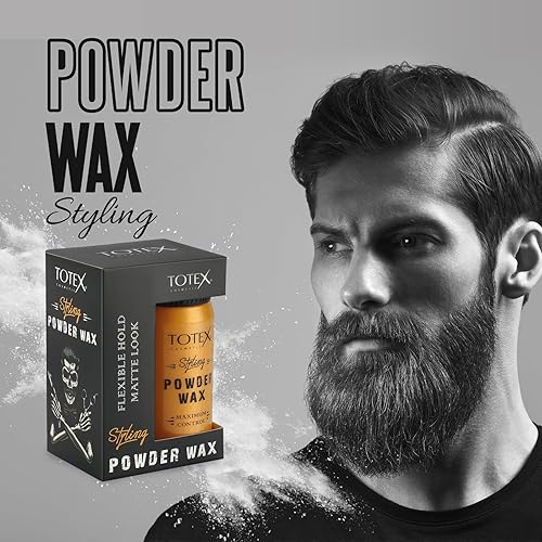 Miniatura 6 de Totex Cera en polvo con textura para el cabello, polvo espesante sin perfume, polvo voluminizador para el cabello, agarre flexible, aspecto mate,
