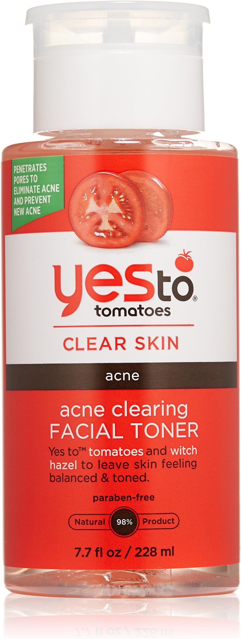 Yes to Tomatoes Acne Clearing Facial Toner, 7.7 Ounce