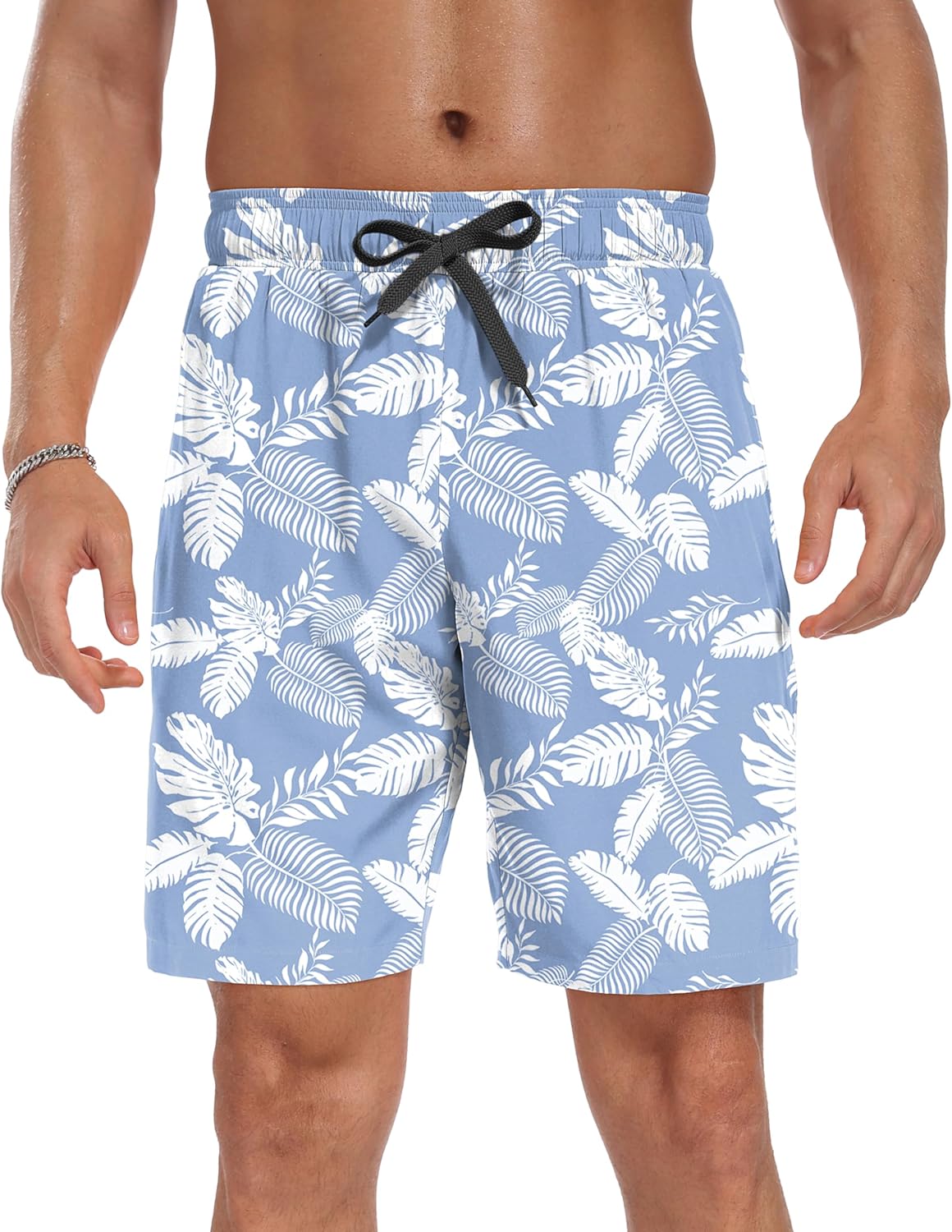 Sailwind Men Swim Trunks with Compression Liner 9" Beach Shorts Quick Dry with Zipper Pockets Board Shorts - Image 5