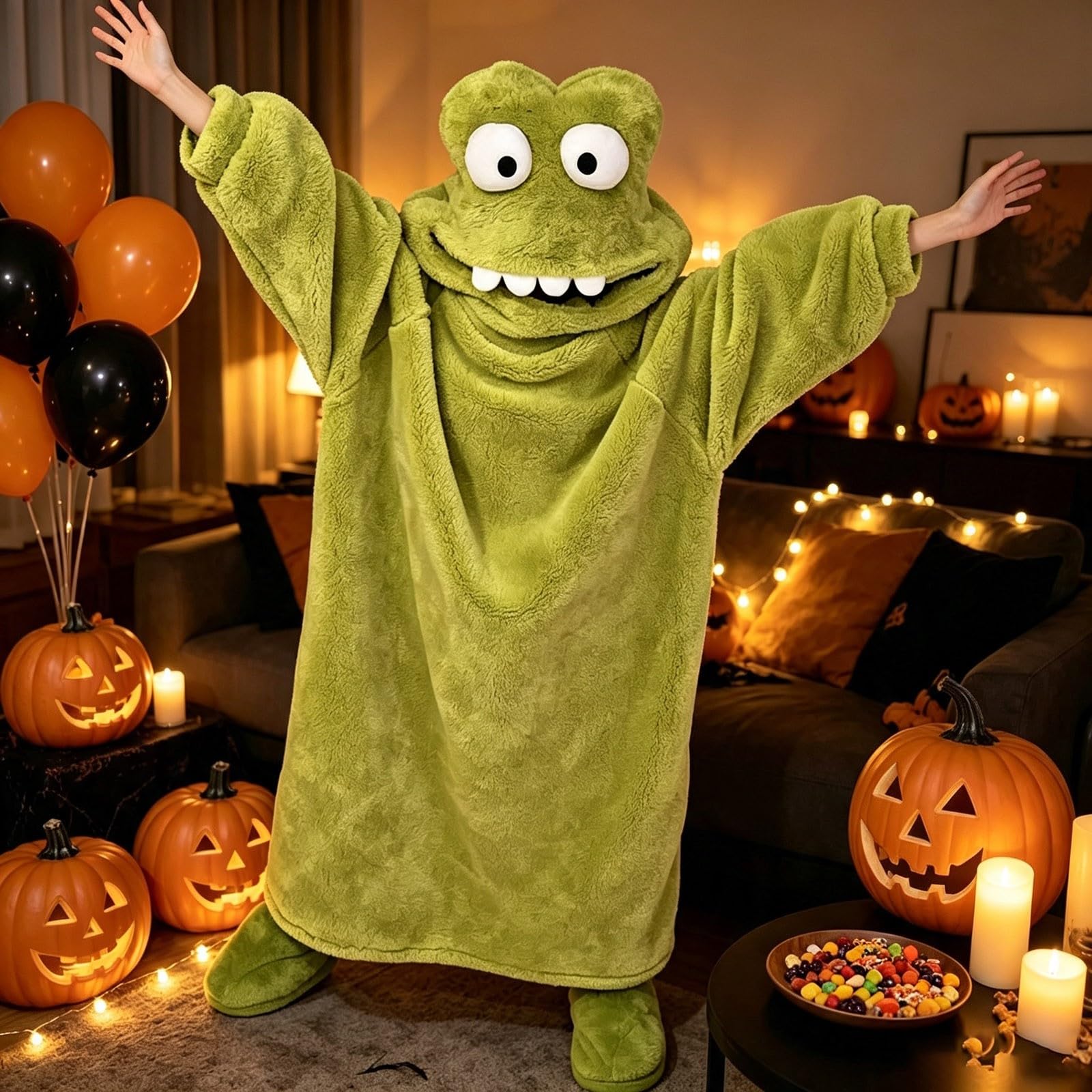 Generisch Lustiges Cartoon-Froschkostüm für -Partys, Cosplay, Unisex, Neuheiten-Kostüm für Erwachsene