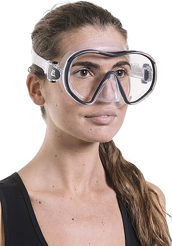 Miniatura 10 de Cressi - Máscara de buceo sin marco para una buena visibilidad, F-Dual diseñada en Italia