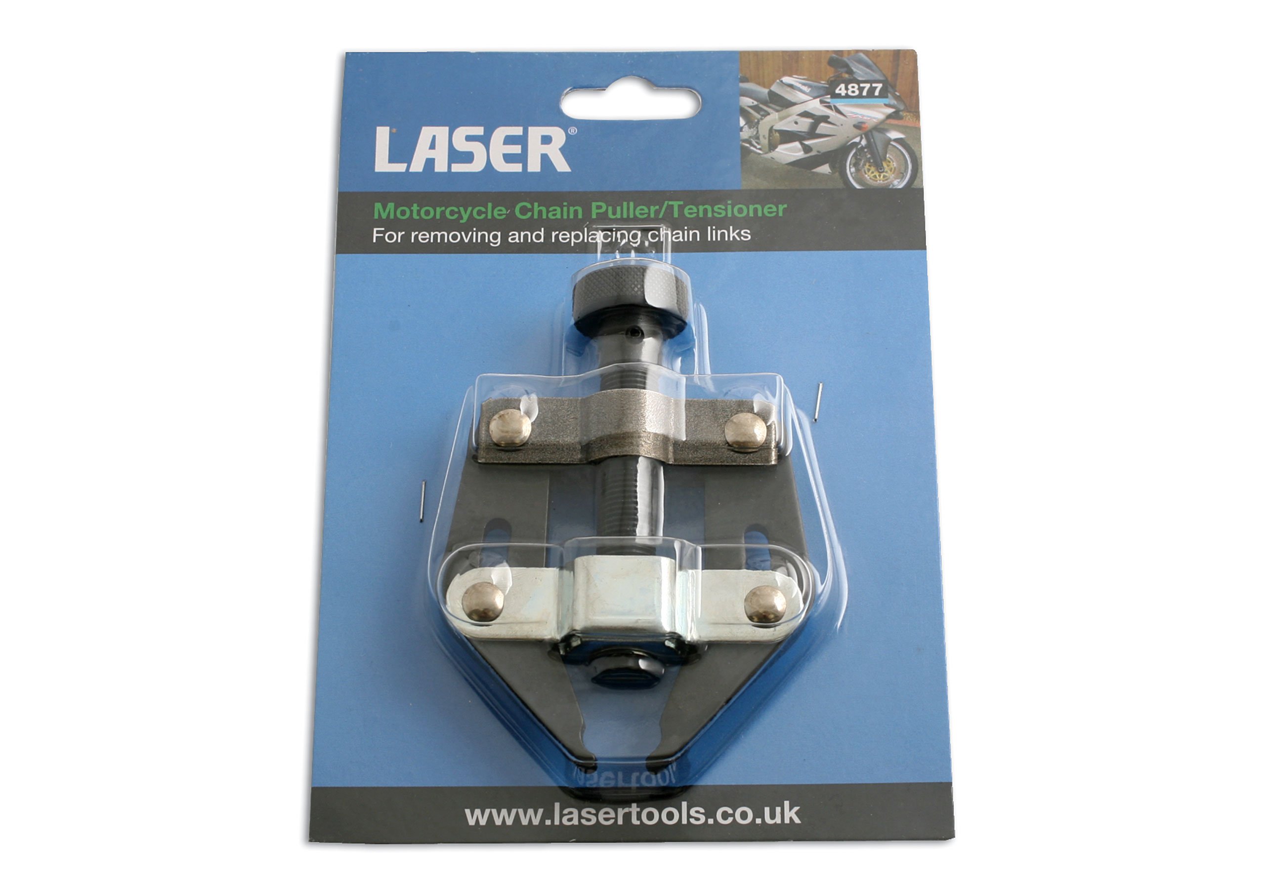 Laser 4877 Motorcycle Chain Puller