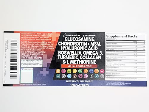 Miniatura 9 de Clean Nutraceuticals Glucosamina Condroitina MSM Cúrcuma Ácido Hialurónico Boswellia Colágeno Tart Cherry - Suplemento de apoyo para las