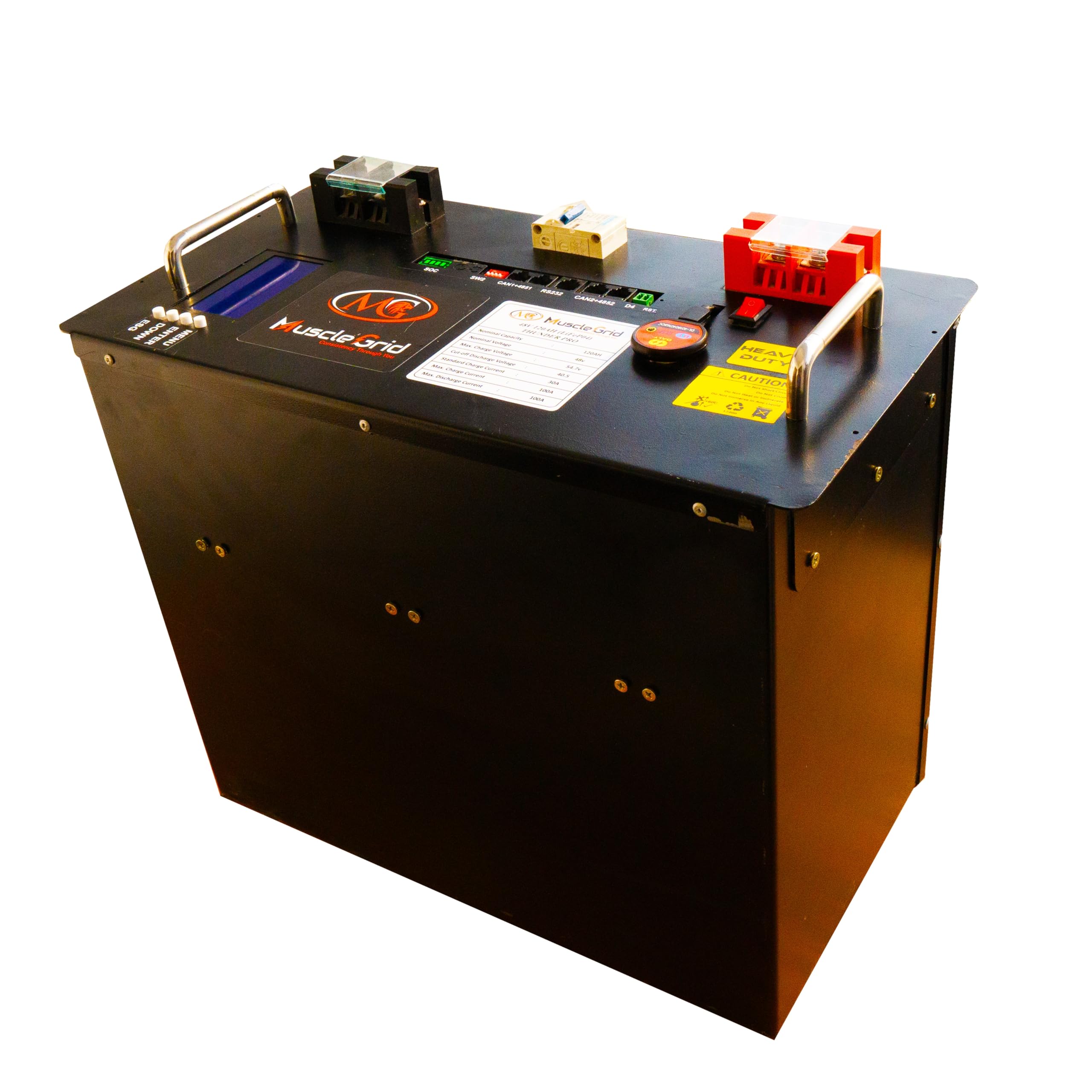 MuscleGrid 120AH Lithium Battery with A+ Grade Cells, 6000 Life Cycle (24, Volts)-image-21