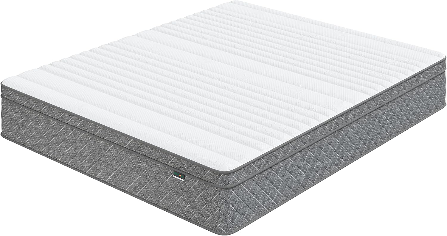 PurrJoys Full Mattress, 12 Inch Cooling-Gel Memory Foam and Pocket Spring Hybrid Mattress, Full Size Mattress in a Box, CertiPUR-US Certified, Medium Firm, Double Mattress