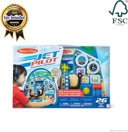 Miniatura 9 de Melissa & Doug Tablero de instrumentos de piloto