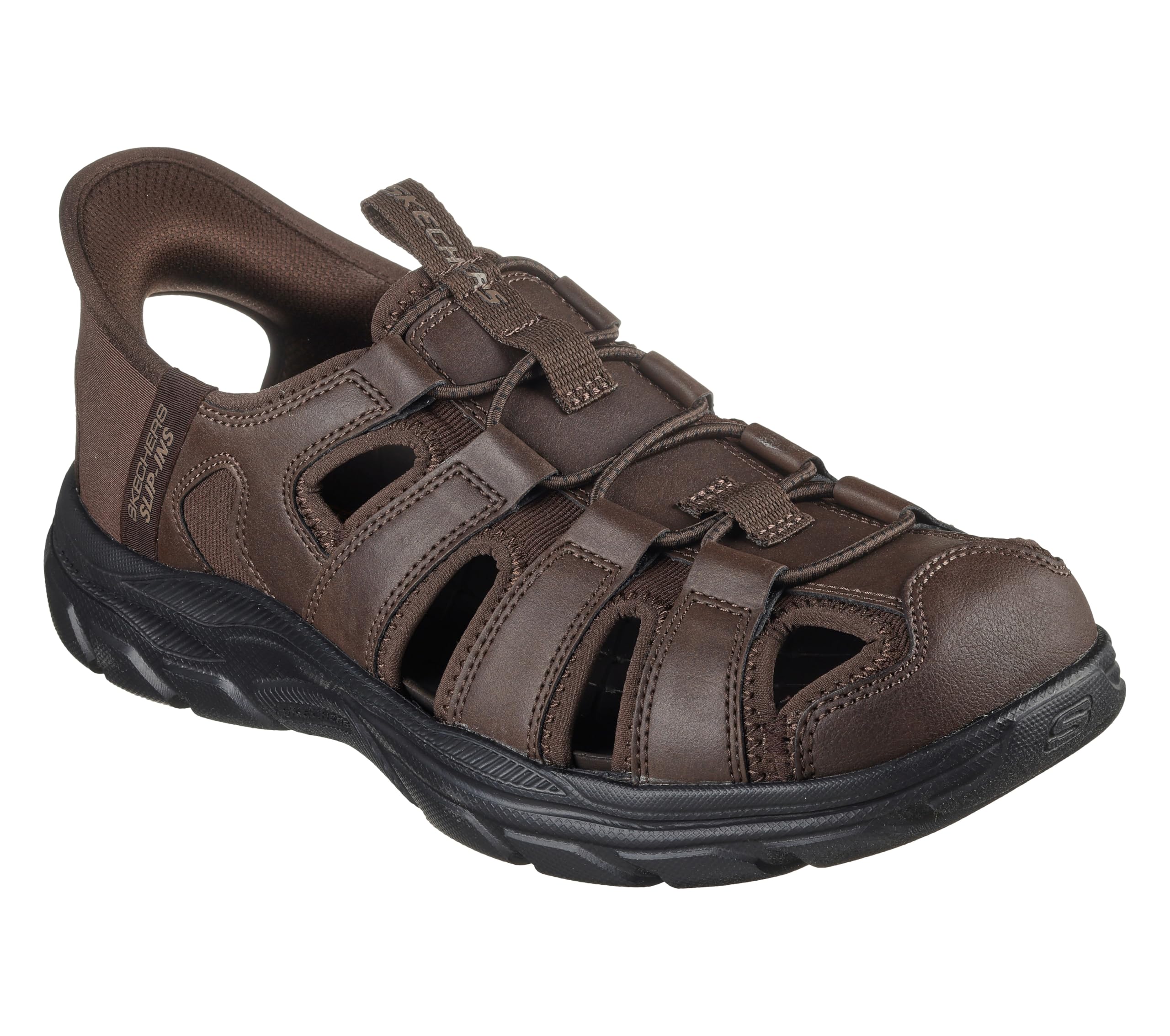 Skechers 205182 Choc Sandalia Slip-INS REVOLTED Hombre