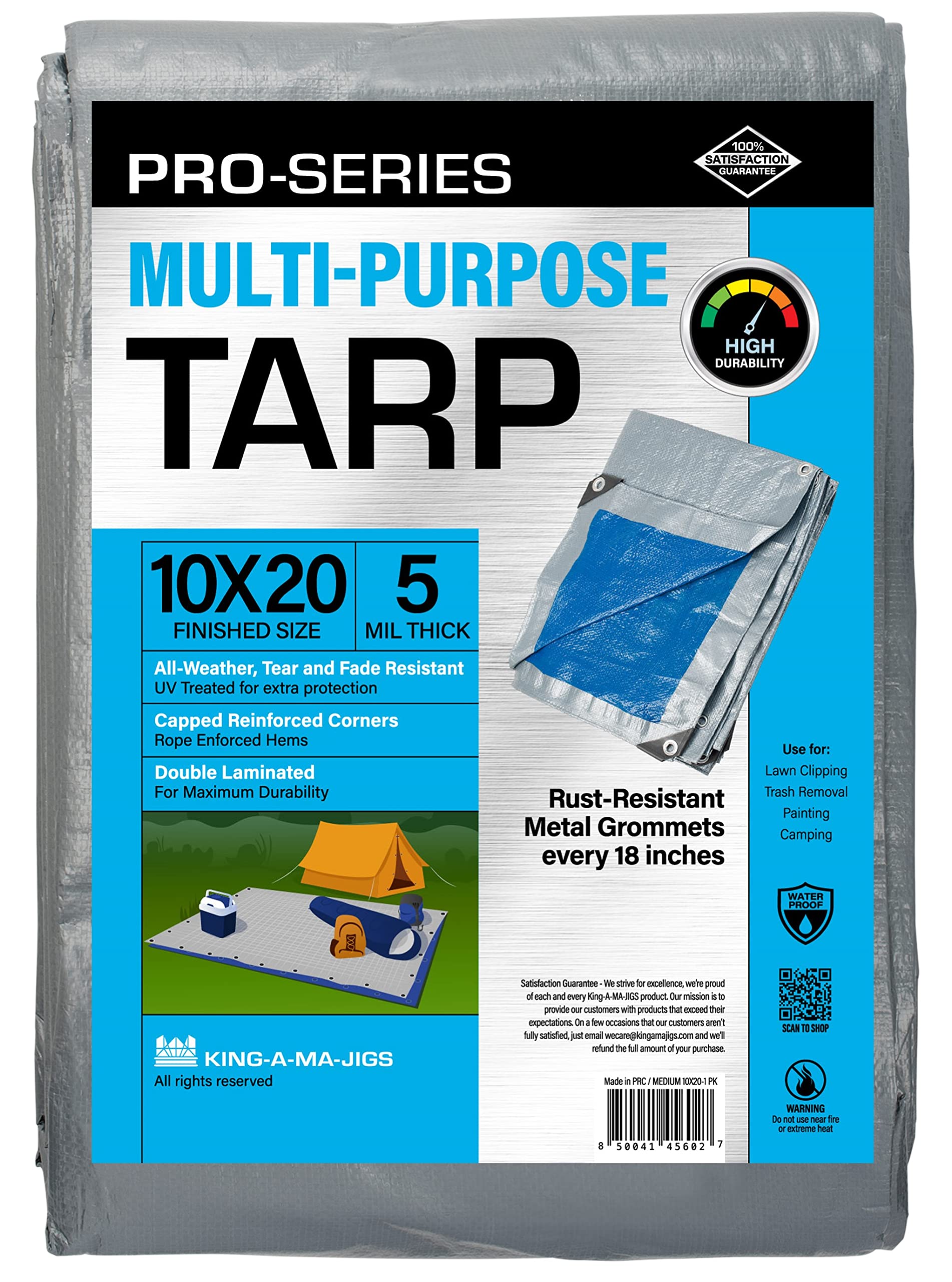 KING-A-MA-JIGS Backpacking Tarp